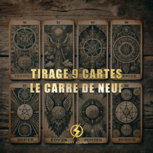 Tirage 9 Cartes "Le Carré"